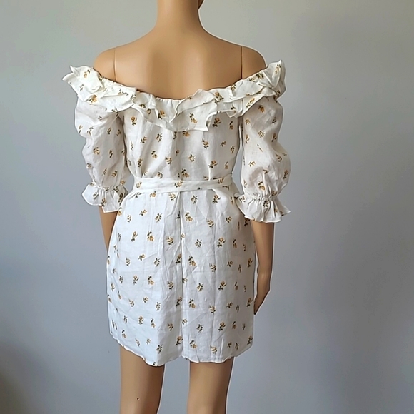 Reformation Indio Dress Mini Rosebud Floral - Picture 4 of 10